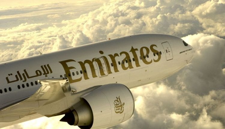 Fly Emirates Boeing+777-200LR